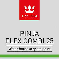 Tikkurila Pinja Flex Combi 25 - фасадна поліакрилатна фарба для вікон та дверей (База А), 2,7 л