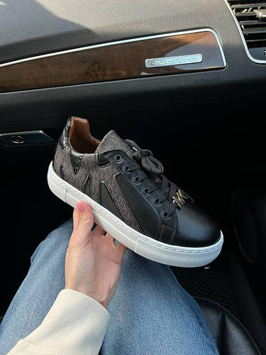 Купить Michael Kors Black White кроссовки и кеды высокое качество ...