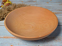 Тарілка з дерева I Дерев'яна тарілка для подавання страв I Тарілка, фото 2