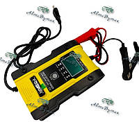 Импульсное автоматическое автомобильное зарядное устройство Foxsur 12V/12A 24V/6A