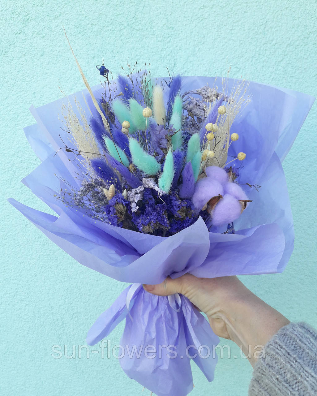Букет лілово-блакитний, фото 1