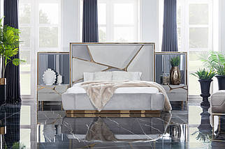 Ліжко з тумбочками в стилі люкс Сільвія, фото 2