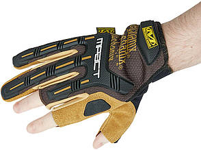 Рукавички Mechanix M-Pact Framer Leather розмір L коричневий