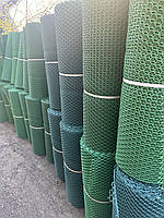 Забір садовий. Комірка 20х20 мм, рул. 2 м х 30 м (зелена).Ромб (Сота).