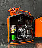 Каністра бар 5 л помаранчева з підсвіткою - оригінальний подарунок для чоловіка, шефа, кума, фото 5