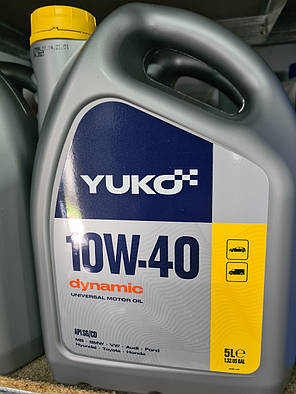 Олива моторна YUKO DYNAMIC 10W-40 кан 5л, фото 4
