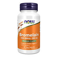 Бромелайн Now Foods Bromelain Now Foods 500 мг 60 капсул