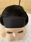 Чорний жіночий натуральний перука на пов'язці хвилясте волосся, фото 6