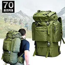 Рюкзак тактичний A21 oliva 70L