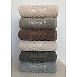 Рушник махровий 50х90 Cestepe lux Vip Dosse (Туреччина) паковання 6 шт., фото 2