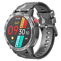 Тактичні Smart watch C22 Military ЧОРНІ 1gb Ram 4gb Rom потужний смар годинник для військових звеликим екраном