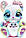 Інтерактивна іграшка райдужна панда Peek-A-Roo Interactive Rainbow Plush Toy, фото 5