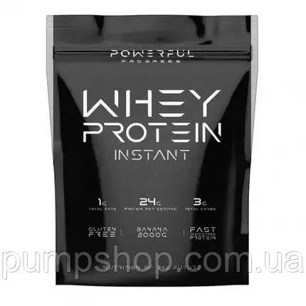 Сироватковий протеїн Powerful Progress 100% Whey Protein 1000 г ( смак морозиво ), фото 2