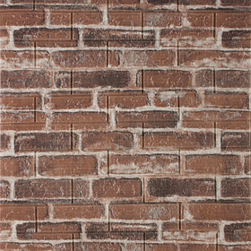 3D панелі самоклейка на стіну, м'які самоклеючі 3Д панелі під цеглу 5 мм, Червоний Катеринославський