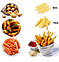 Металева картоплерізка Potato Chipper для нарізування картоплі фрі з двома ножами, фото 8