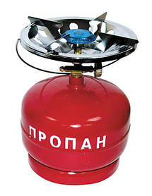 Газовий балон туристичний Турист з пальником 5L Red (3_02876)