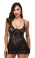 Сексуальний мереживний пеньюар Baci Mini Lace Chemise S/M