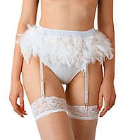 Белый пояс Пояс для чулок с перышками Art of Sex Sweet Angel XS/2XL White