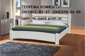 Ліжко двоспальне Софія (колір білий) 160х200