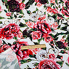 Софт друкований принт Квіти на білому, фото 2