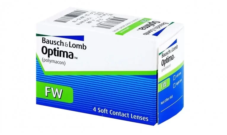 Лінза контактна м'яка біла "Optima", Bausch and Lomb USA