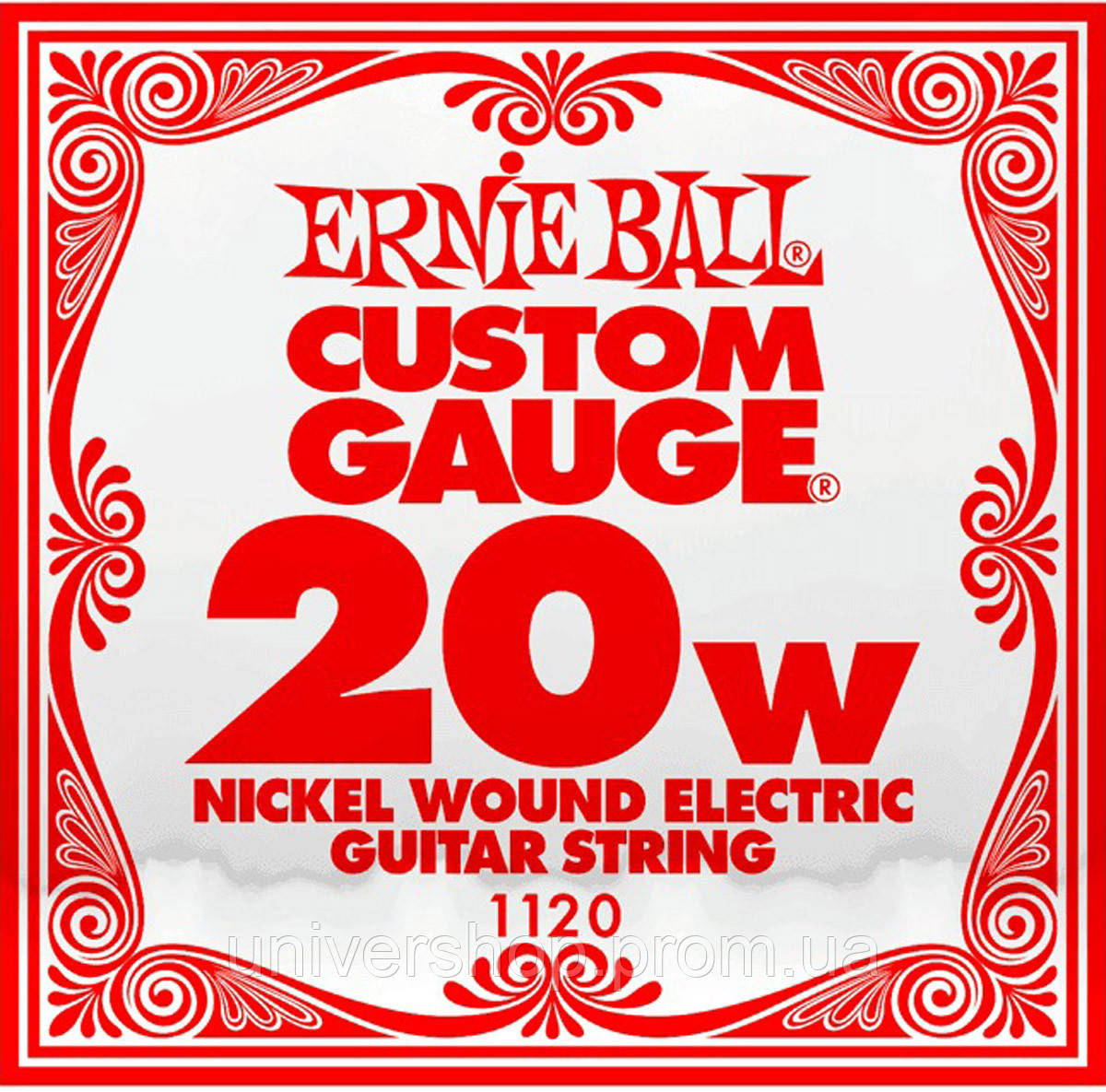 Купить Струна Ernie Ball 1120 Nickel Wound Electric Guitar String .020