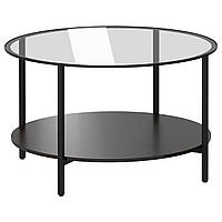 ИКЕА Кофейный столик VITTSJÖ ВИТШЁ, 802.133.09, черно-коричневый