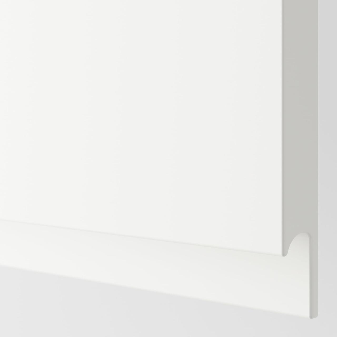 ИКЕА Высокий шкаф для холодильника METOD МЕТОД, 291.113.71, белый - фото 2 - id-p1843134151