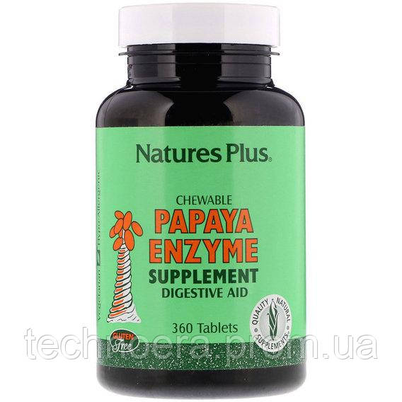 Купить Комплекс для пищеварения Natures Plus Chewable Papaya Enzyme