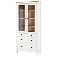 ИКЕА Шкаф с 3 ящиками HEMNES ХЕМНЭС, 504.135.07, белое пятно