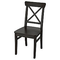 ИКЕА Кресло INGOLF ИНГОЛЬФ, 602.178.22, коричневый и черный