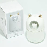Увлажнитель воздуха Humidifier H2O Cat USB с котиком на 300мл. YF-226 Цвет: белый