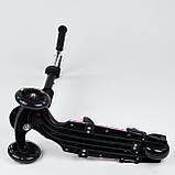 Самокат — біговел 5 в1 Best Scooter з батьківською ручкою та підніжками арт. 71905, фото 4