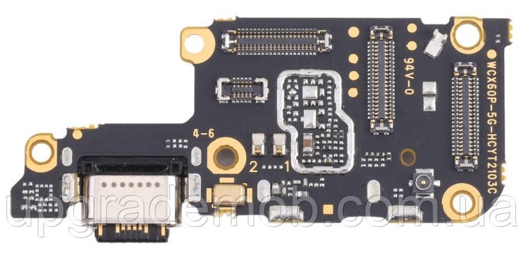 Шлейф Vivo X60 Pro з роз'ємом зарядки з роз'ємом Sim-карти з мікрофоном плата заряджання