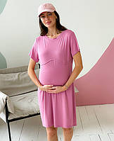 Женское платье для беременных WOW MOM Pink L 11017 AG, код: 6606290
