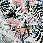 Софт тканини друкований принт Попороть на білому, фото 2