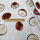 Супер софт друкований принт Кокоси на білому, фото 2