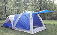 Тандемные палатки Палатка для кемпинга 4-х местная Шатёр-кухня