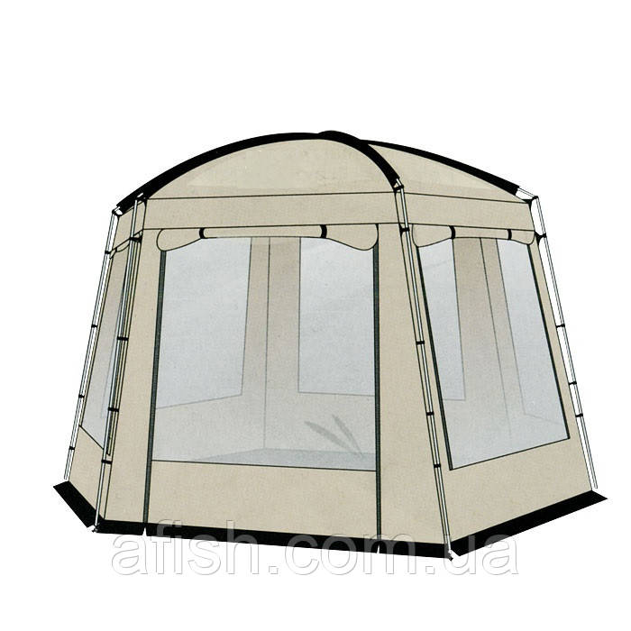 Намет Шатер Бесідка люкс зі спідницею 3 входи 380х220 см, фото 1