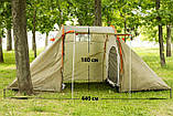 Дві окремі намети з тамбуром і навісом 4-х місцева SHARK, фото 7