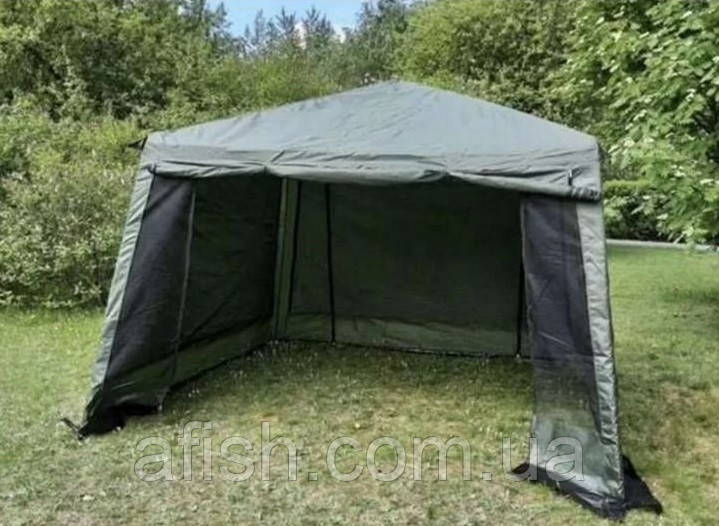 Шатер з спідницею два входи миталевий каркас альтанка 1628D, фото 1