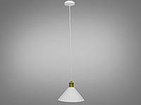 Подвесной современный светильник в стиле Loft, цвет белый 7466-1WH+GD-LS