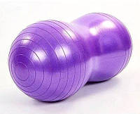 Мяч для фитнеса EasyFit Peanut 45х90 см фиолетовый (фитбол орех-арахис)