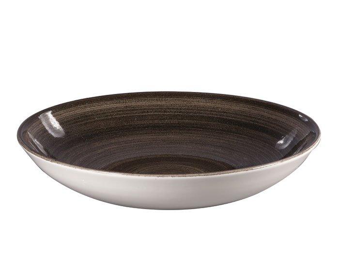 Тарілка глибока Christill Stonecast Patina Iron Black 1,11 л d24,8 см порцеляна (PAIBEVB91)
