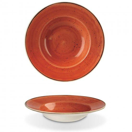 Тарілка для пасти Childrenill Stonecast Spiced Orange 468 мл d28 см порцеляна (SSOSVWBL1)