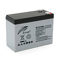 Акумуляторна батарея AGM RITAR RT12100S, Gray Case, 12V 10.0Ah ( 151 х 98 х 95 (101 ) ) Q4