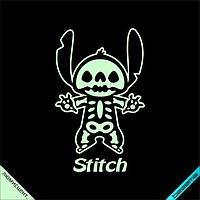 Термонаклейка Стич, скелет, stitch  [Свій розмір в асортименті]