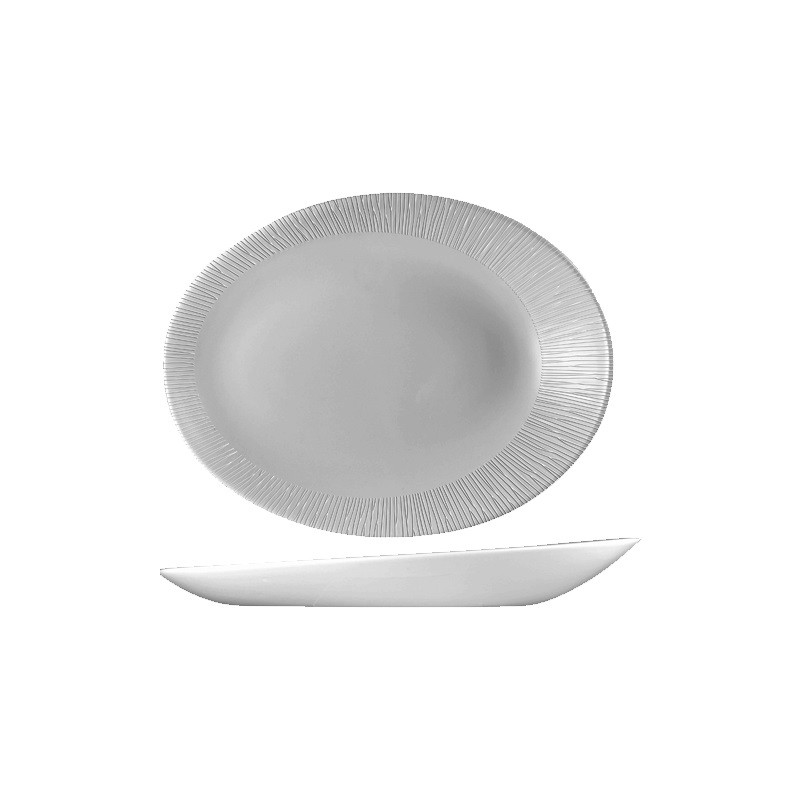 Блюдо овальне без борту Churyill Bamboo 19,5х15 см порцеляна (WHBALO81)