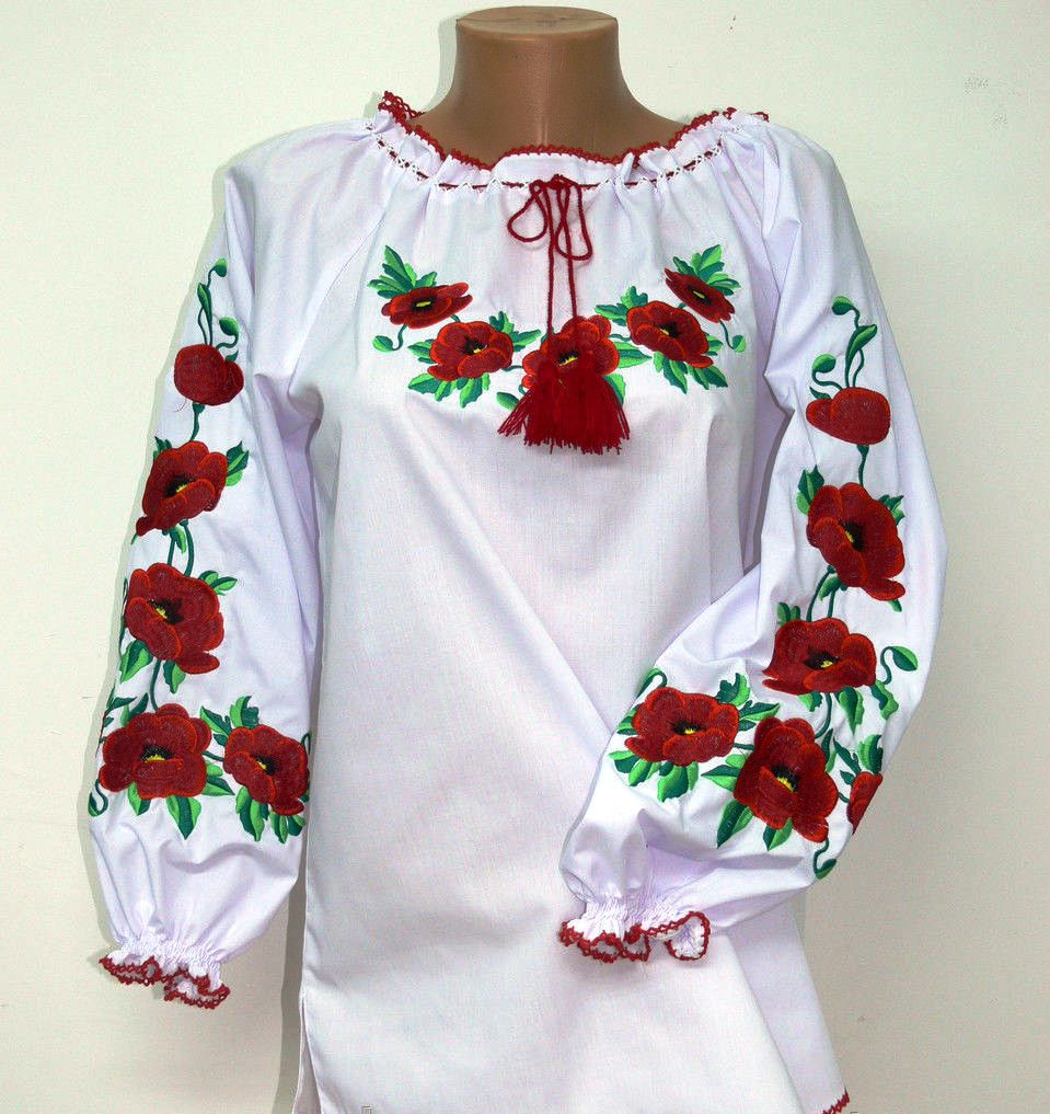 Вишиванка маки