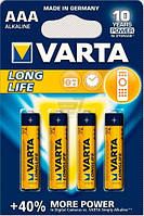 Батарейка Varta Longlife 4 штуки AAA (AAA Alkaline Bli 4)